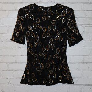 ✨ Stenay Embellished Evening Top · Size Small